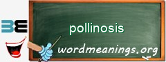 WordMeaning blackboard for pollinosis